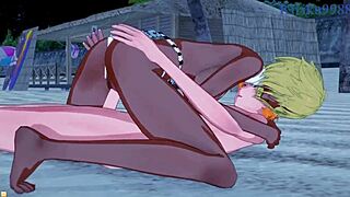 Nel Tu, Nelliel, Tier Harribel, Ichigo Kurosaki in Wild Bleach Hentai Sex