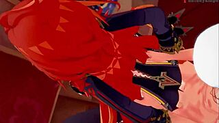 mavuika sucks and fucks in jean's office trailer