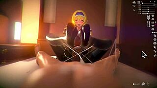 The Angels Struggle To Get Infinite Squirter With Big Tits Blowjob In 3d Anime Game!