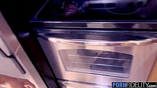 Ebony Babe Rides White Cock in High Definition