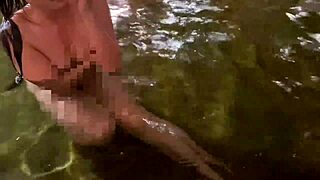 Is my wet hair turning you on in this sexy scene?