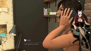 Sexy cosplayer plays Croft adventures in shower