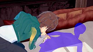 i can’t get enough of kazuma’s blowjob with cum everywhere.