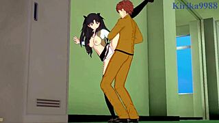 Saber and Rin Tohsaka Fuck Shirou Emiya