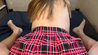 Wanna see this tasty Latina in a skirt get slammed hard?