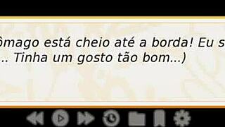 i g-got a blowjob from stepsister and she swallowed everything, huge cumshot in 3d anime