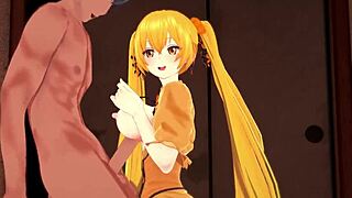 feeling so emotional with sexy hatsune miku in halloween creampie hentai