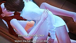 Black Lily Unleashes Naughty 3D Hentai Action