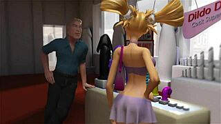 Busty Blonde Bimbo Fucks All Holes with Toys!