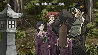 Jojo's bizarre adventure stardust crusaders ep 02 legendado 😎