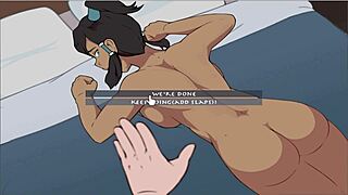 Ever Seen Busty Korra's Handjob in Four Element Trainer Game?