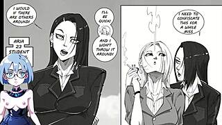 Futanari Girls Night Out 8 in Anime Hentai Cartoon