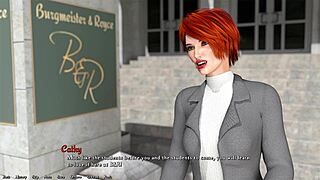 Helping the Cute Teen President with Her Huge Needs in 3D Cartoon Dating Sim