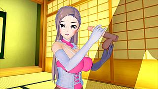 CUTE GIRL PUTS ON SEXY MAID COSTUME AND MAKES MY BIG COCK VERY EXCITED 3D HENTAI 83