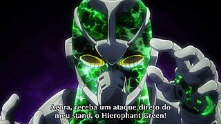 Jojo's bizarre adventure stardust crusaders ep 02 legendado 😎