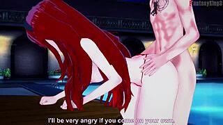 Eris Boreas Waits To Fuck On The Pool In Mushoku Tensei Chapter 2!