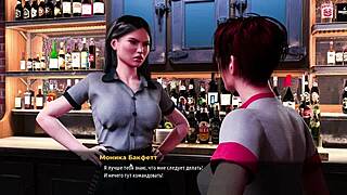 redhead milf slut in 3d cartoon gameplay from fashion business episode 3 part 25