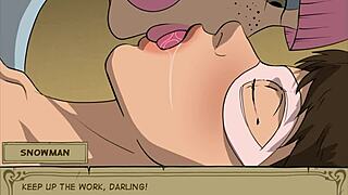 I watch young bunny girl get throat fucked by old man