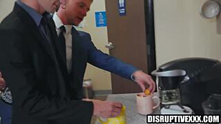 Hot gay banging in the office today