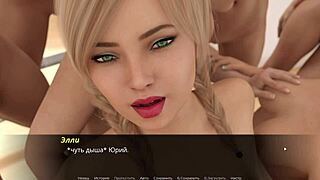 blonde milf handles two huge cocks, daring?