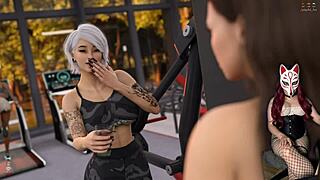 steps of debauchery 33 - naked gym babes getting wild! 💪😉