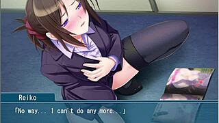 Beautiful teacher can't disobey, revealing hidden masochism and lust behind glasses