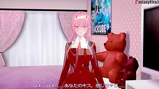 Zero two having hard sex pov in franxx