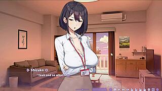 Intense Uncensored Hentai: Lovey Dovey Missionary Sex with Female Boss Shizuko in Summer Clover