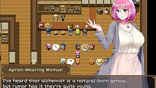 Horny Client Grabs Waitress's Big Tits 😏