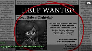 entering the circus babys nightclub with thick animatronics