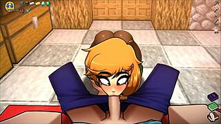 Hornycraft Parody Hentai Game Ep 43