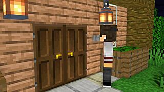 My crush invites me over after school for a minecraft animation session