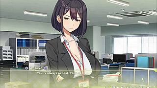 summer clover harem hentai ep 1, fired over giant cock. dude's 3d game outfit is wild!