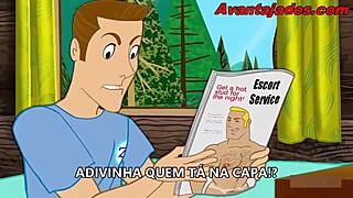 brazilian gay pornstar fucks in cartoon