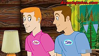 brazilian gay pornstar fucks in cartoon