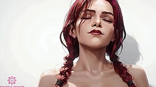 Naughty Redhead with Big Ass Surrenders Pussy for POV Creampie