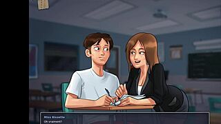 i think summertime saga 125 has some great animation and story