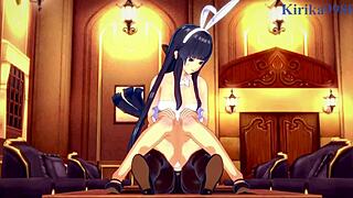 Ikaruga And Katsuragi In Bunny Girl Futanari Sex Scene 😏