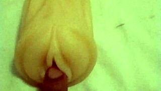 I played with the artificial pussy, fingering and fucking it like a doll.