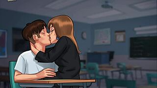 i think summertime saga 125 has some great animation and story