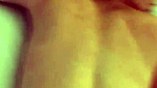 skinny 18yo girl gets huge facial and creamy finish