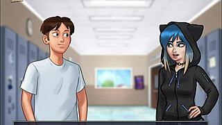 summertime saga 98 brings hot blonde action in cartoon style