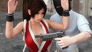 i love watching mai surrender in this hentai scene