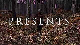 Goth hentai babe craves monster orgasm on Halloween night. Spooky cum awaits!