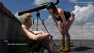 Cheating Wife Fucks Fat Boy Neighbor