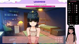 lewdneko is playing order us naked and it's getting steamy