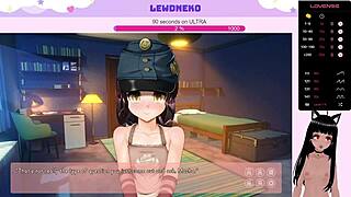 lewdneko is playing order us naked and it's getting steamy
