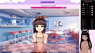 lewdneko is playing order us naked and it's getting steamy