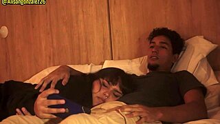 watching movie with stepbrother leads to accidental blowjob