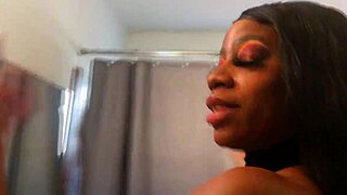 Big booty Kaiya Rose, umm, face fucked hard at playhouse